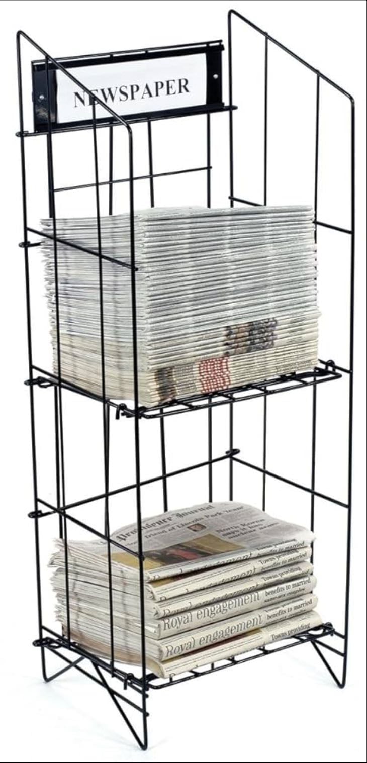 Newspaper rack