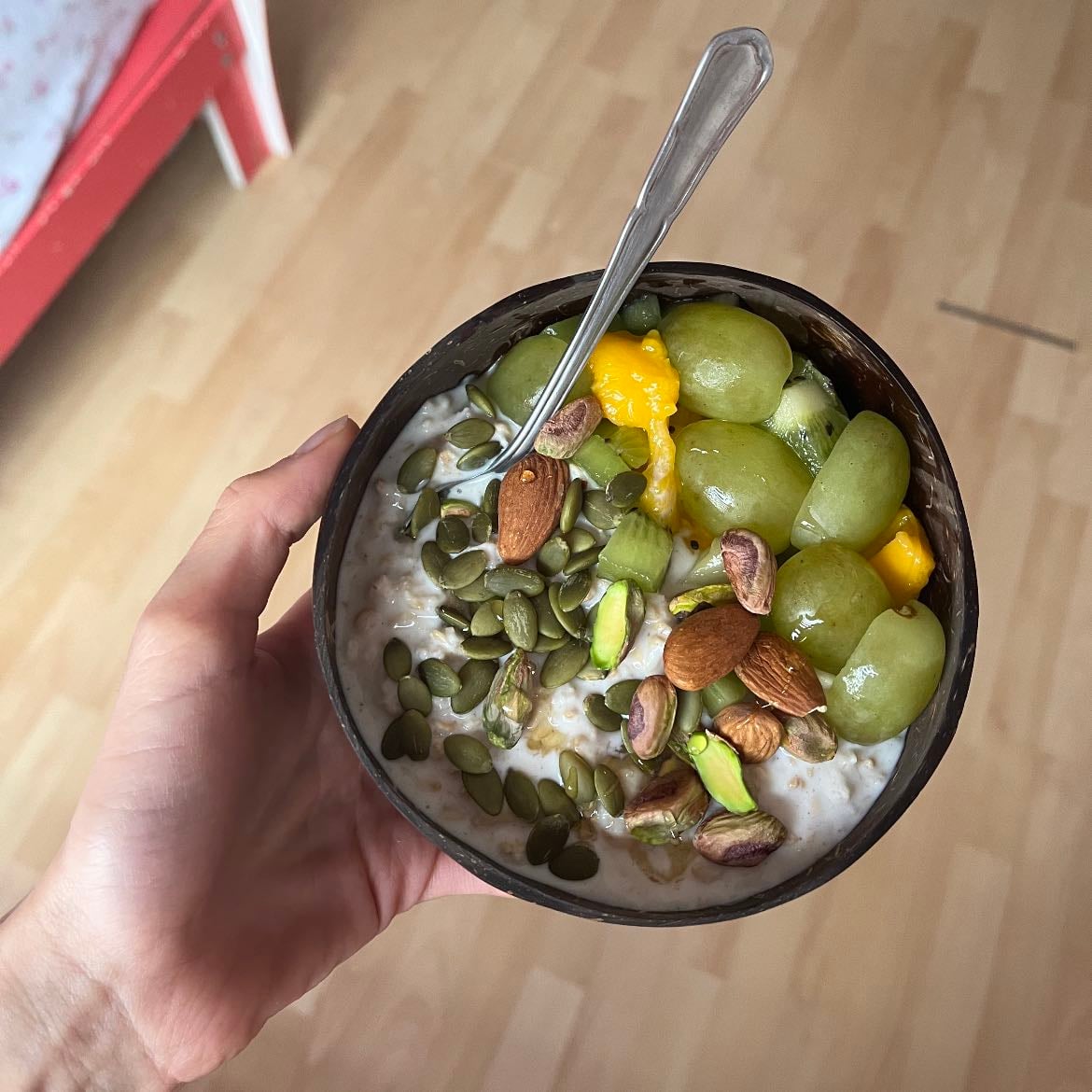 Mango Pistacho overnightoats