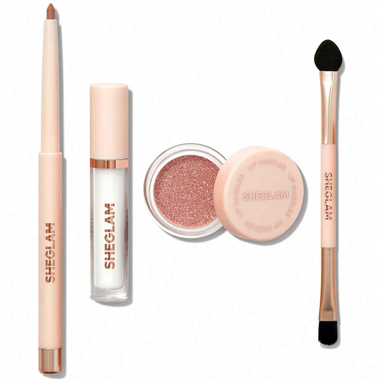 Lip Combo - Sheglam, Lip Dazzler Glitter Kit - Debutante