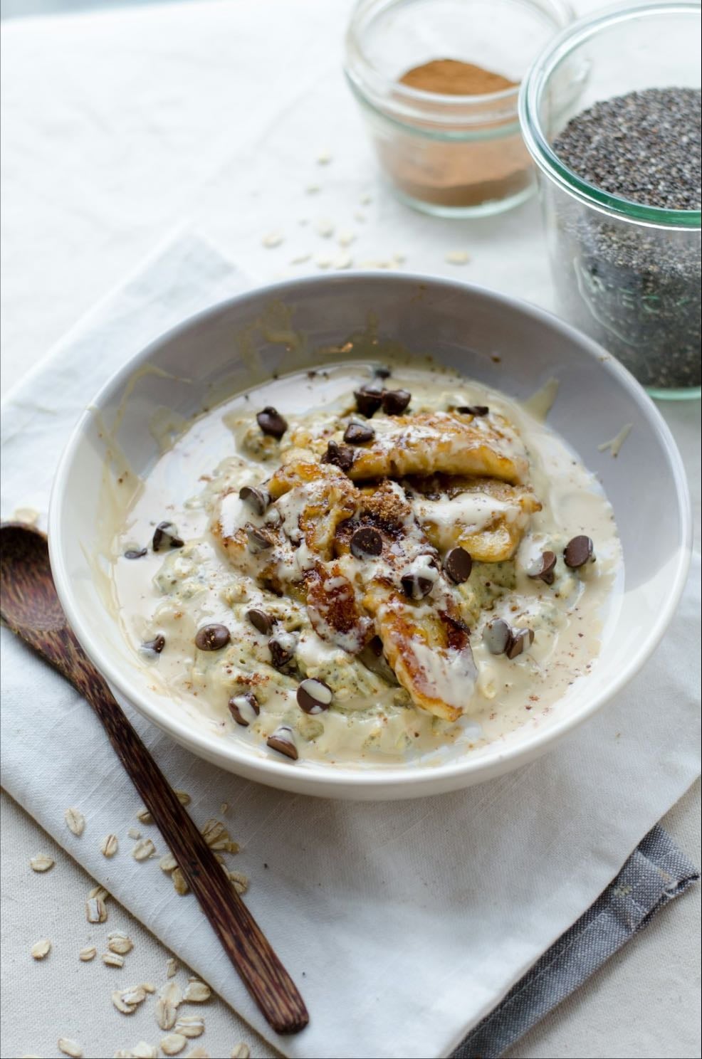 Porridge - + a range of toppings including; fruit, honey, chocolate, jam