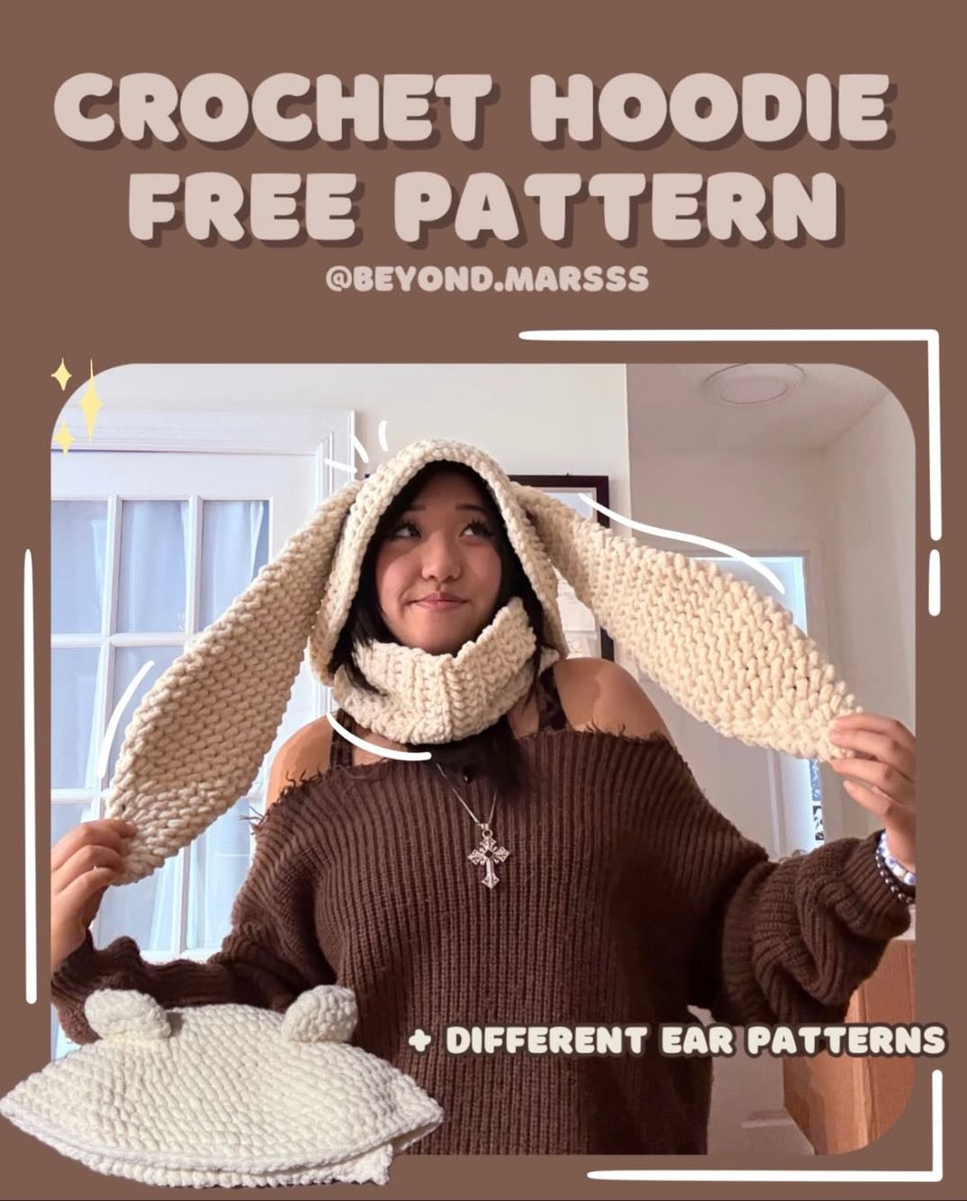 Crochet hoodie - Free pattern
Instagram: beyond.marsss