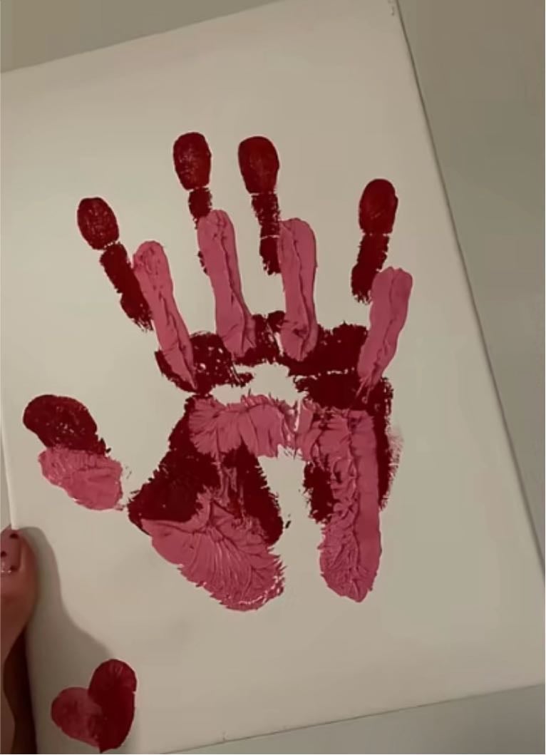 paint handprints