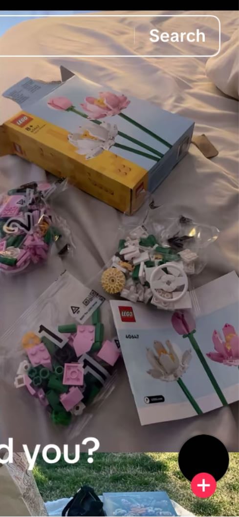 build lego flowers