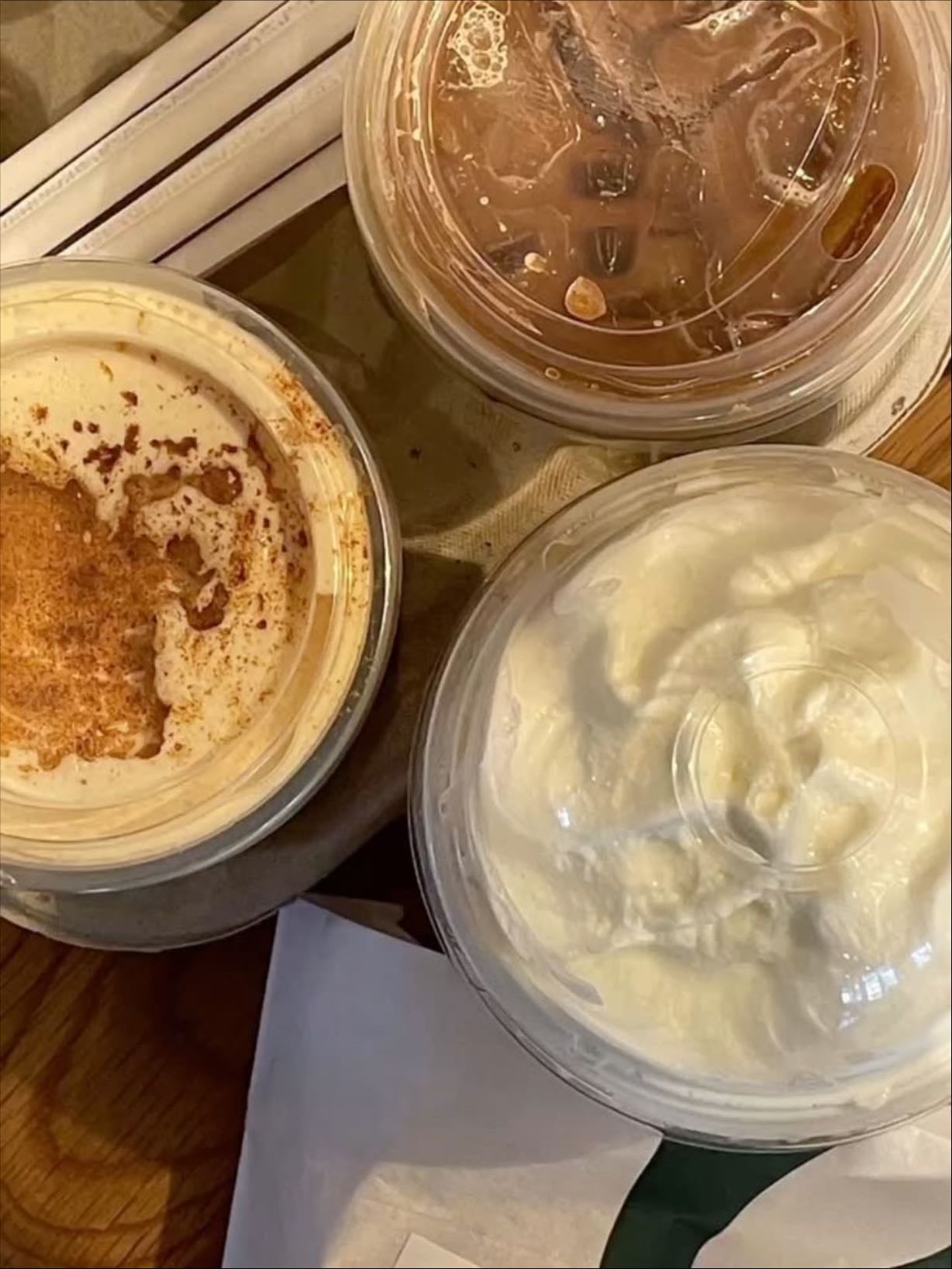 pumpkin spice lattes