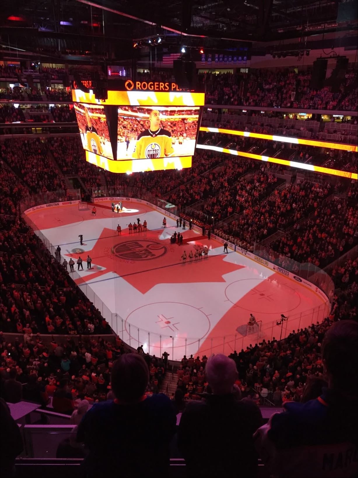 Rogers Place - watch ice hockey game