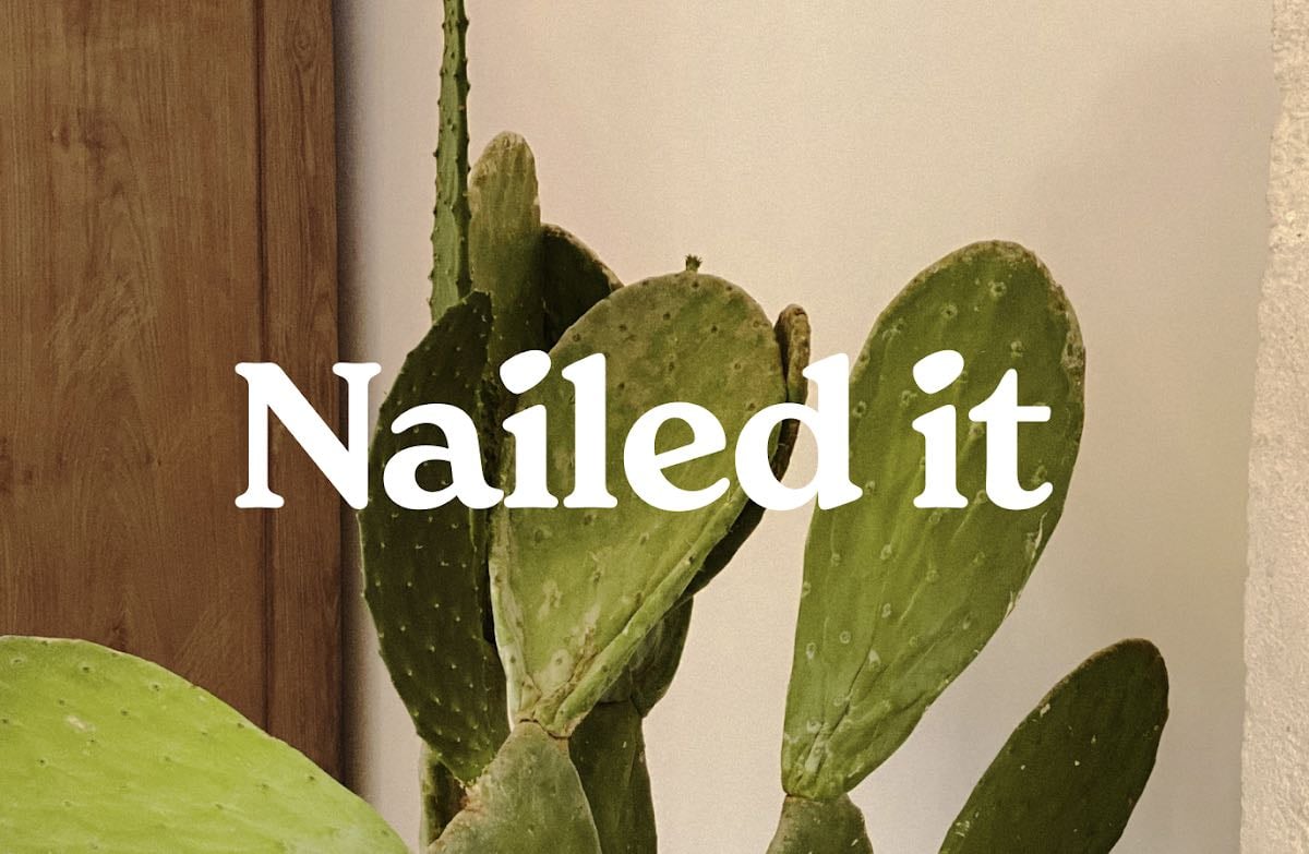 Nailed It - have your nails done