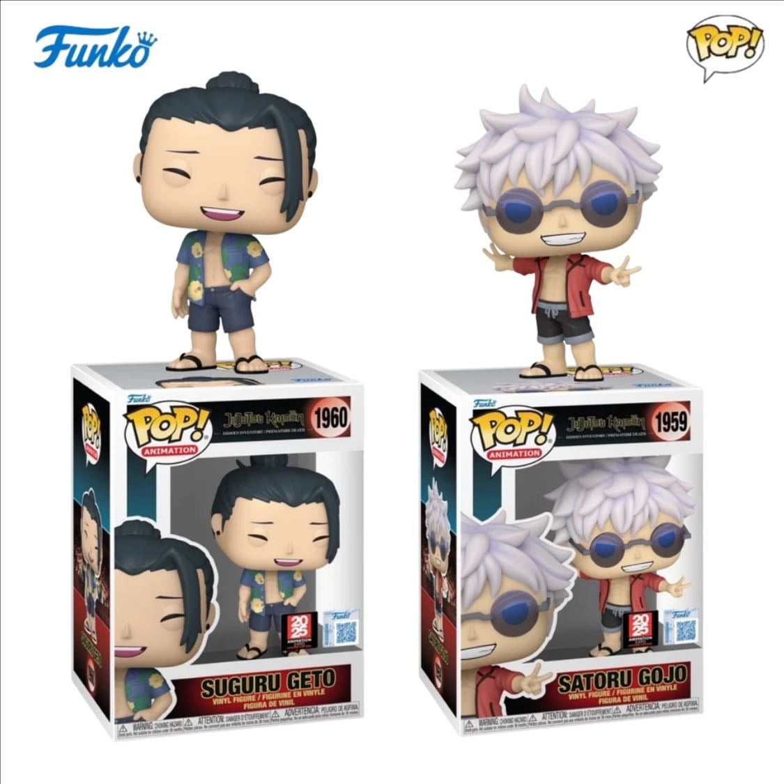 Geto + Gojo Funko - Jujutsu Kaisen