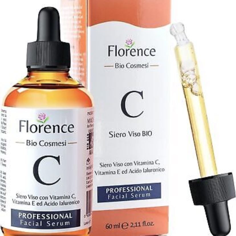 Facial Serum - Vitamina C, Vitamina E, Ácido Hialuronico - Florence Bio Cosmesi