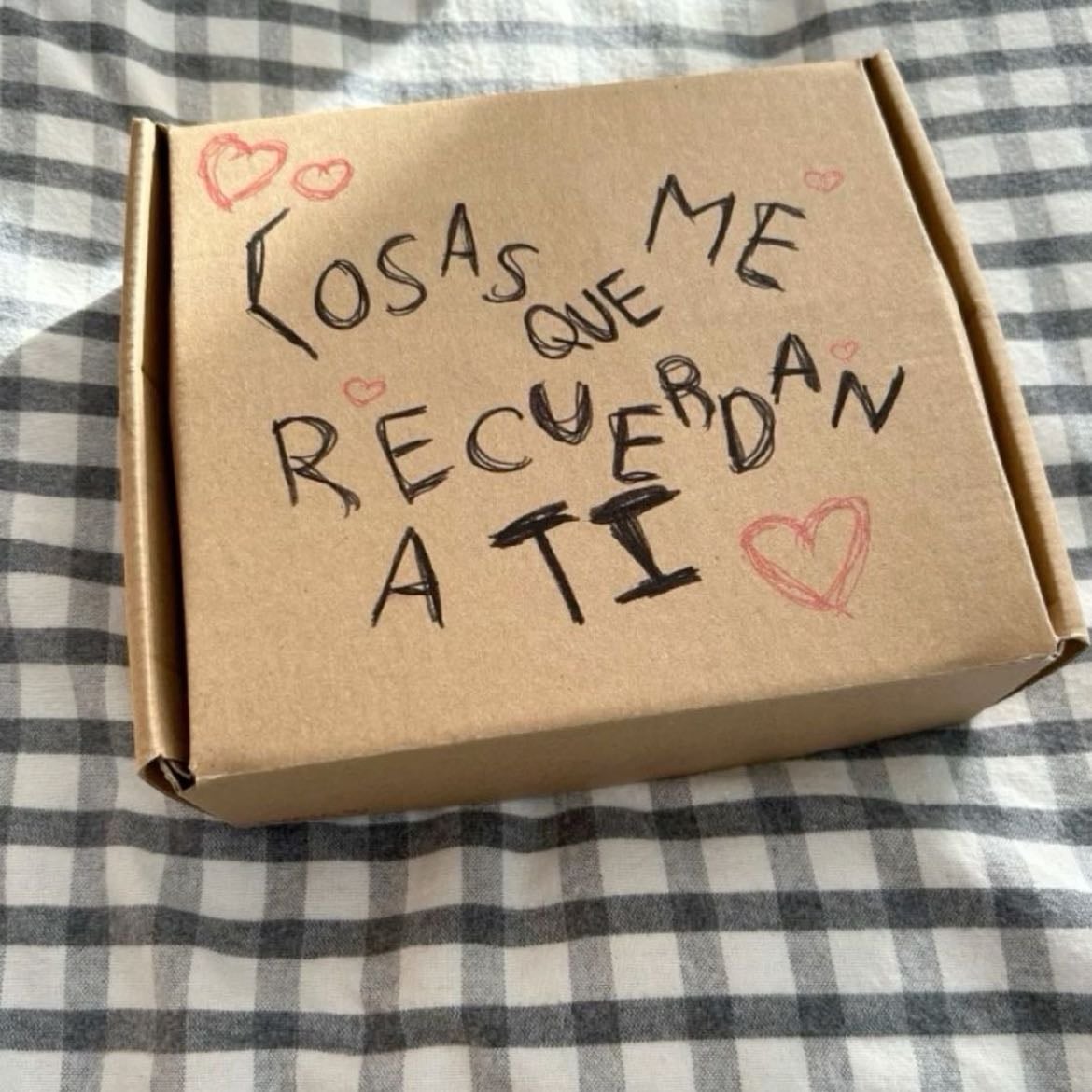 Cosas que me recuerdan a ti - Puedes poner las cosas como tal en la caja o escribirlas en una carta y de cualquier manera sera 🔝