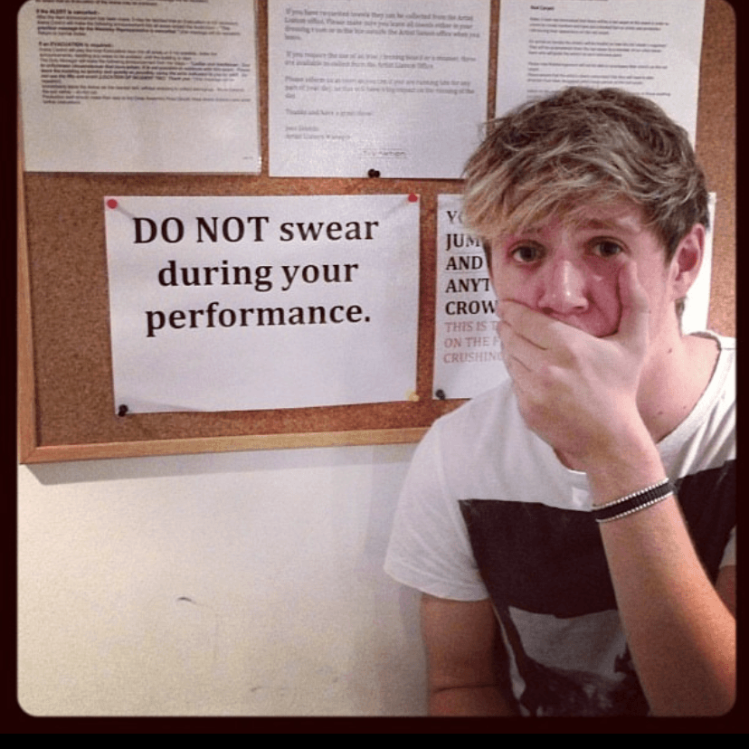 “Niallhoran is trying his best”