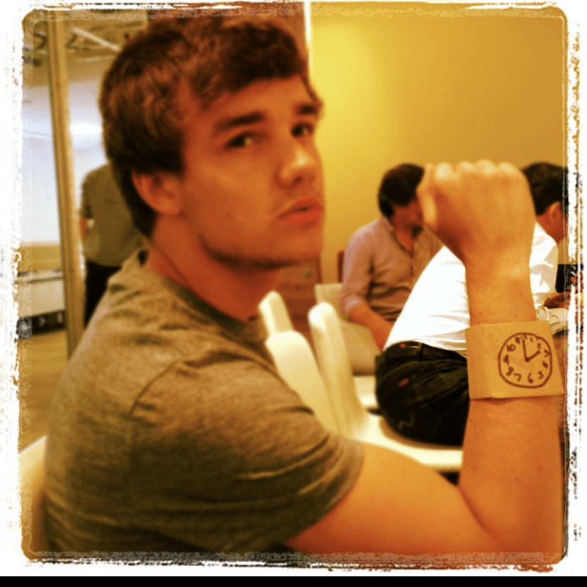 “I bought Liam a watch”