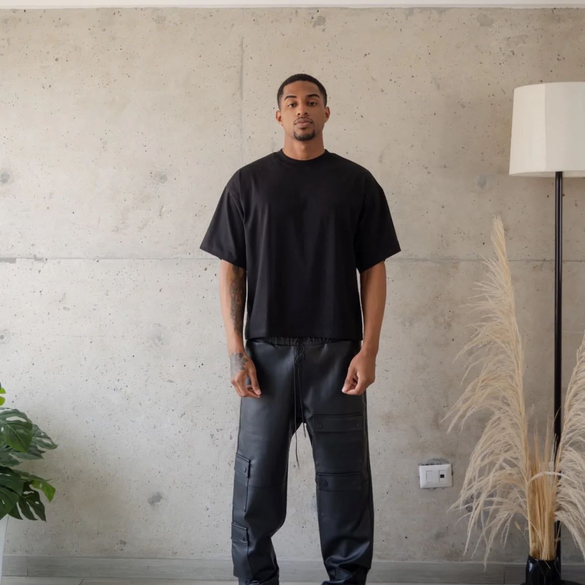 Polo boxy fit negro rome