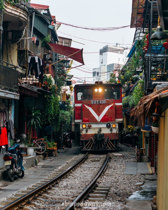 Hanoi Train Street - Vietnam
