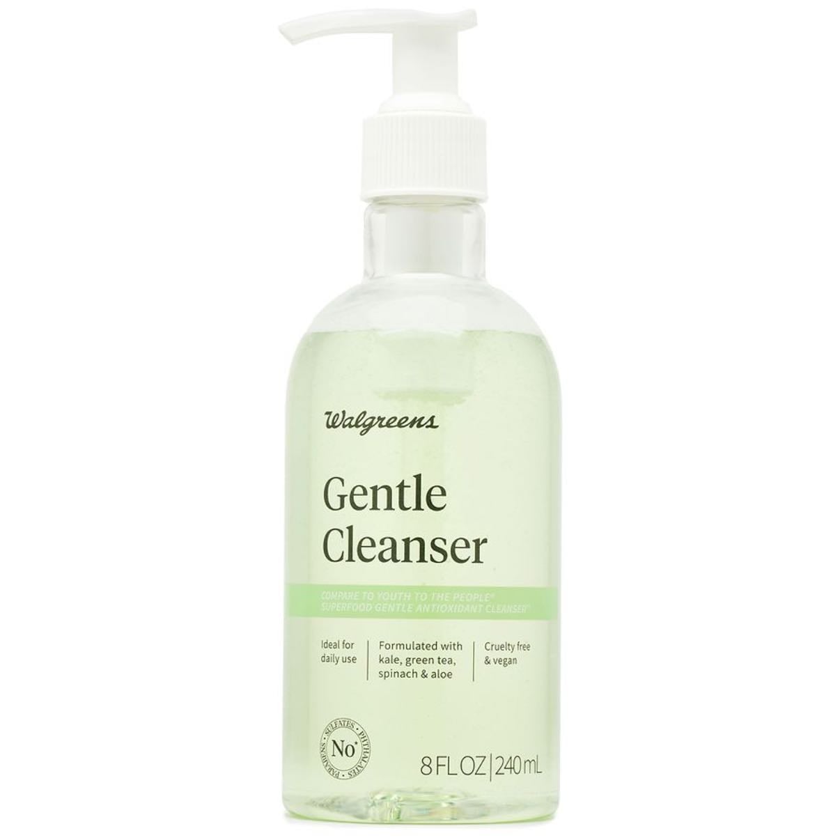 gentle cleanser - walgreens dupe