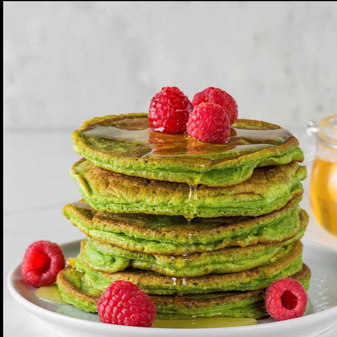 Hotcakes matcha