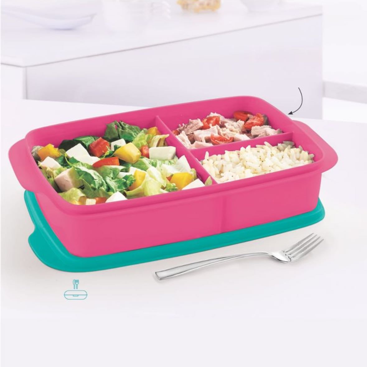 Tupper con divisiones - Tupperware