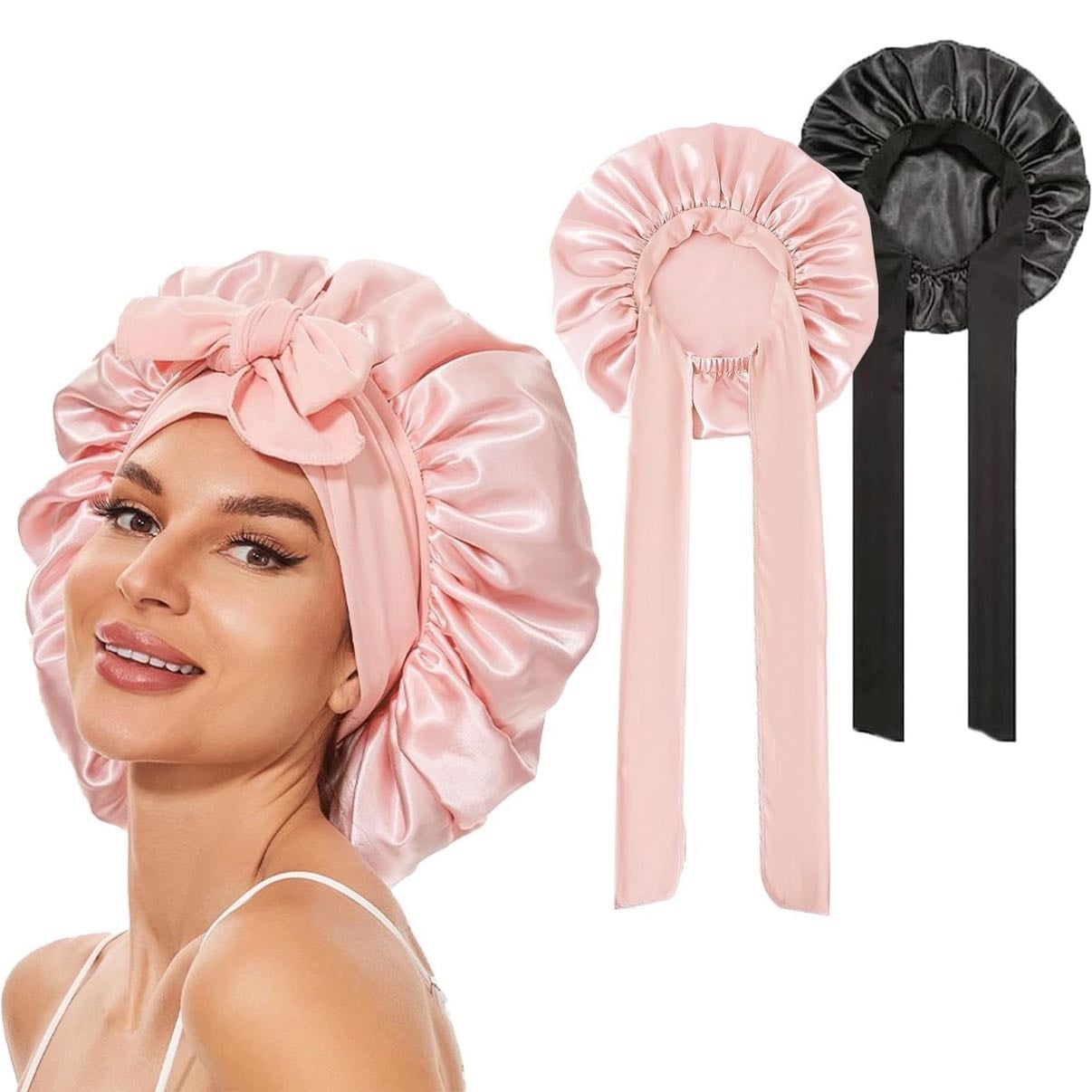 Gorros de satin - Es lo mejor para tu pelo, previene el frizz, lo cuida para que no se enrede y lo protege de cualquier enredo. ππ©·β¨