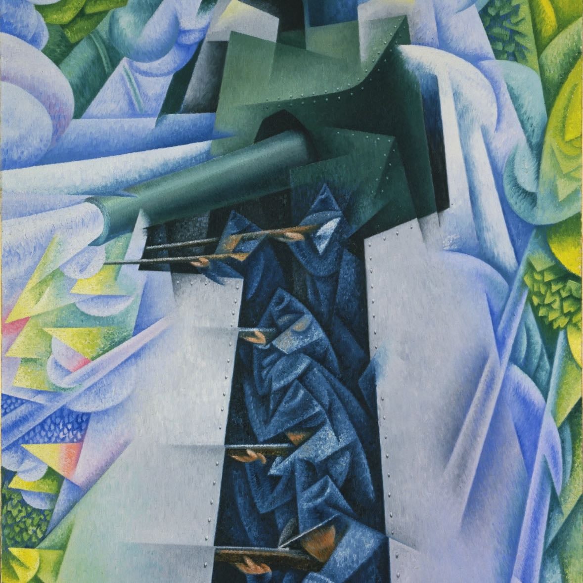 Armorer Train in Action - Gino Severini