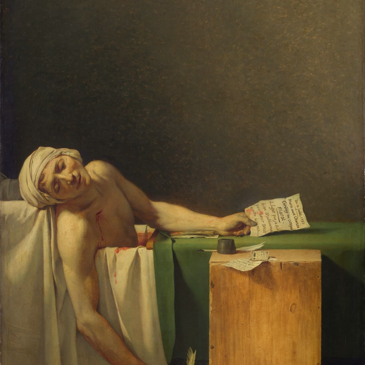 Death of Marat - Jacques-Louis David