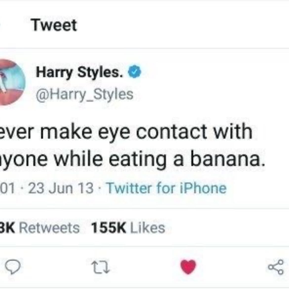 โnever make eye contact with someone eating a bananaโ - i started wheezing when i first read this tweet