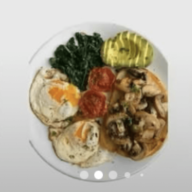 eggs+spinach+mushrooms+tomato+advocado