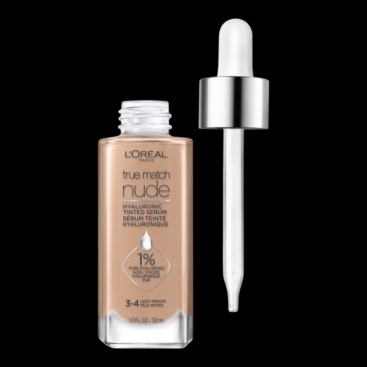 True Match Nude Hyaluronic Tinted Serum - L'Oreal Paris 3-4 light medium