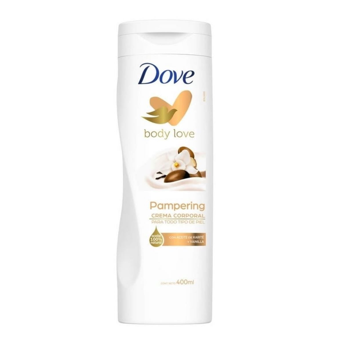 Crema corporal Dove manteca karité y vainilla
