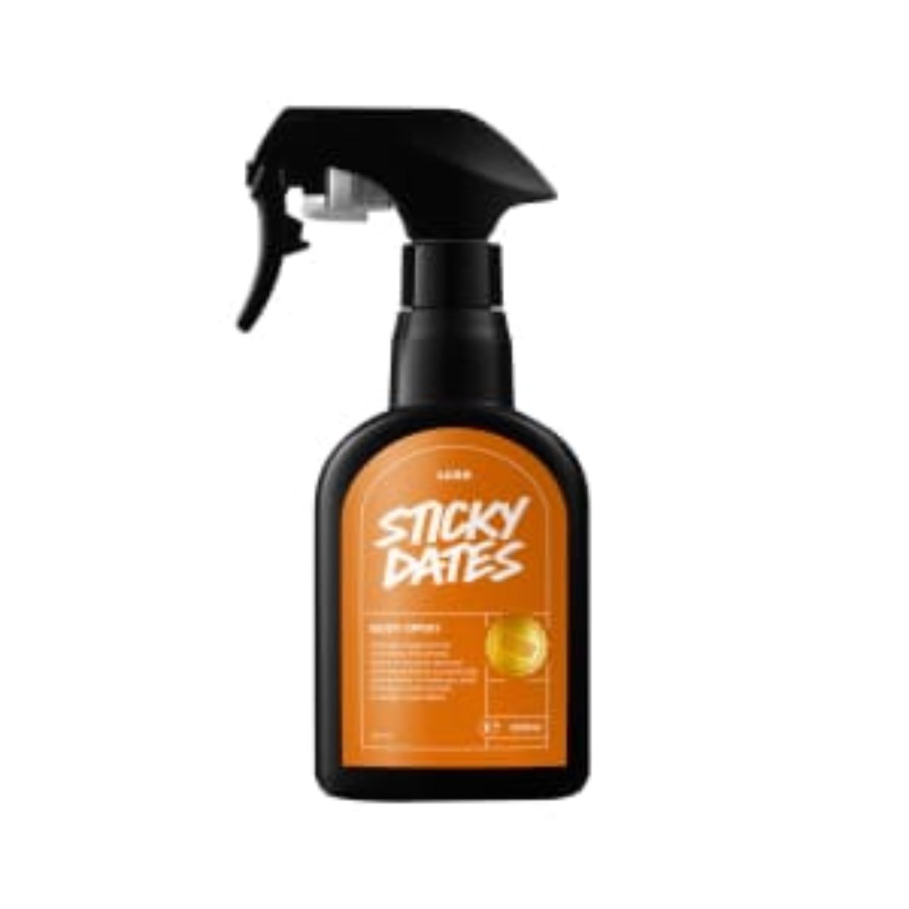 LUSH sticky dates body mist - caramel, dates vanilla
