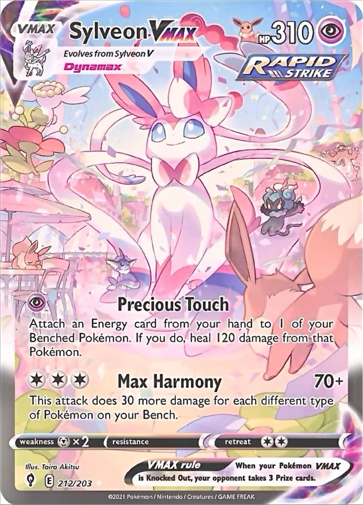Sylveon Vmax - 212/203