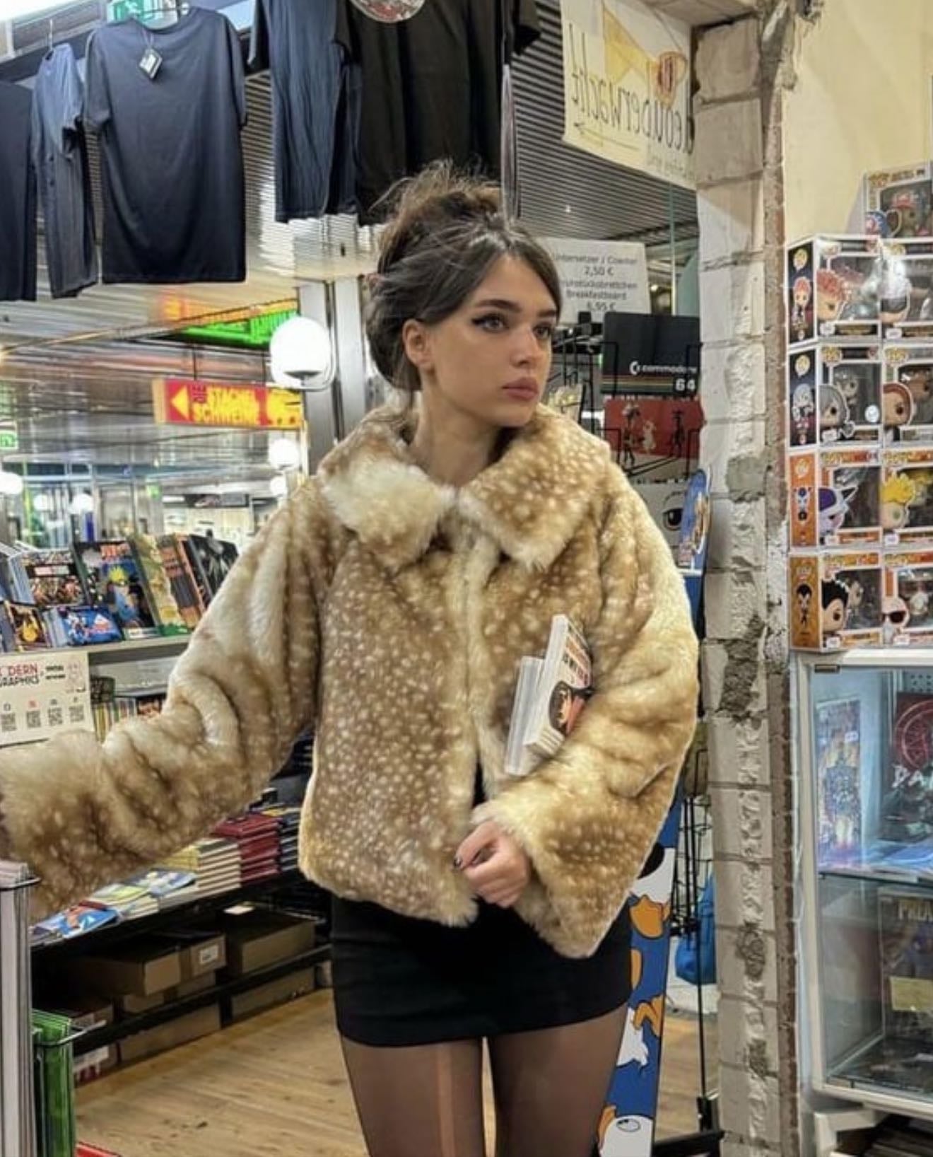deer print jacket