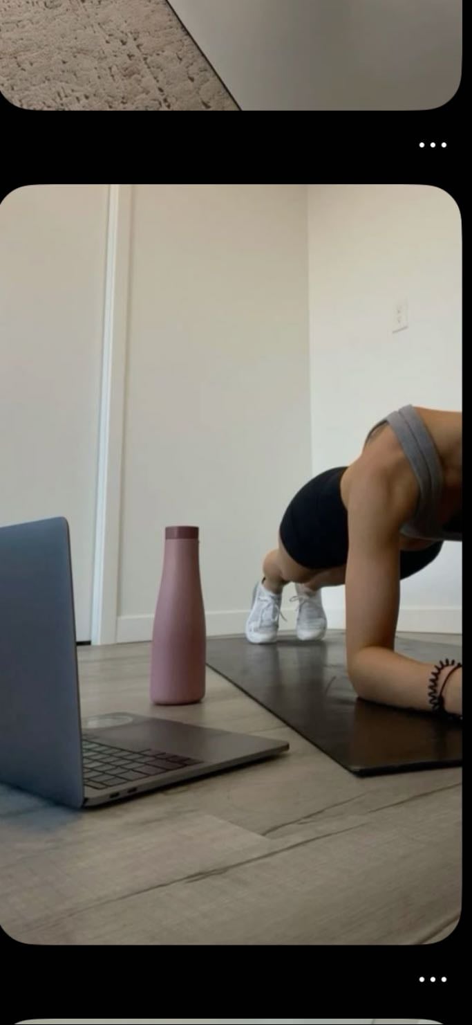 Do yoga/pilates at home