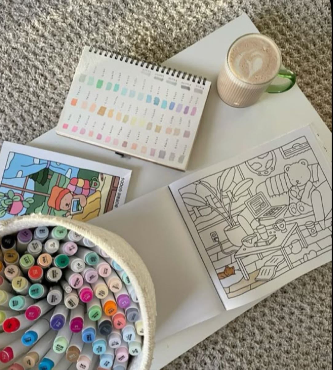 Coloring drawings