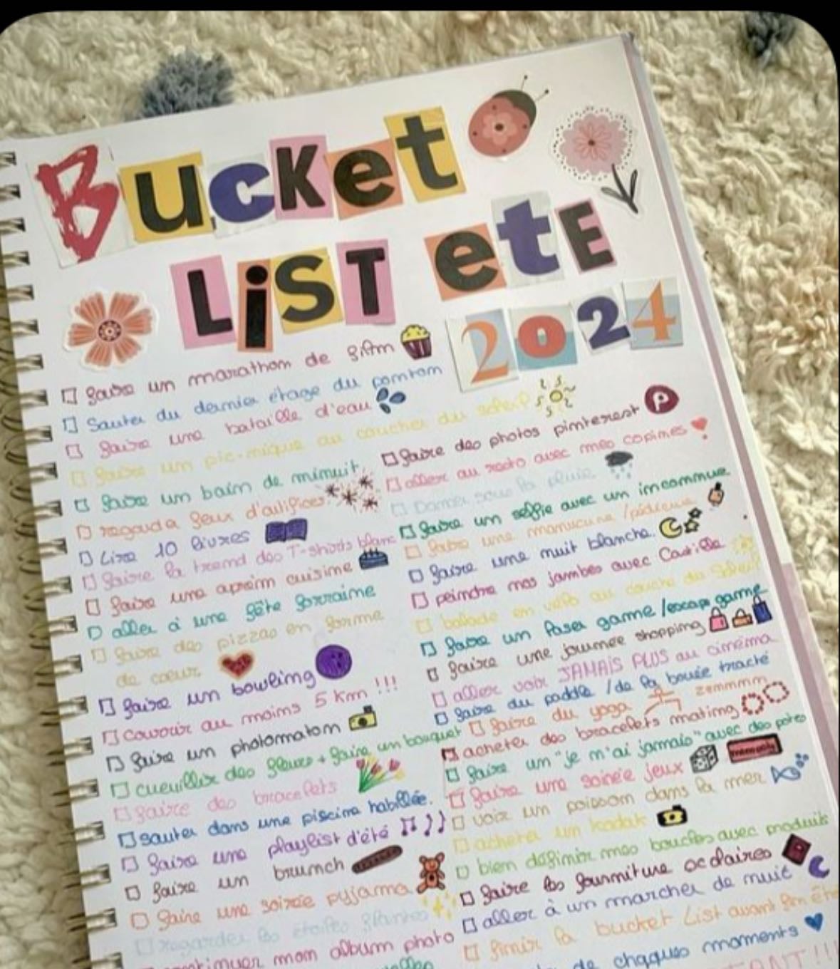Do a bucket list
