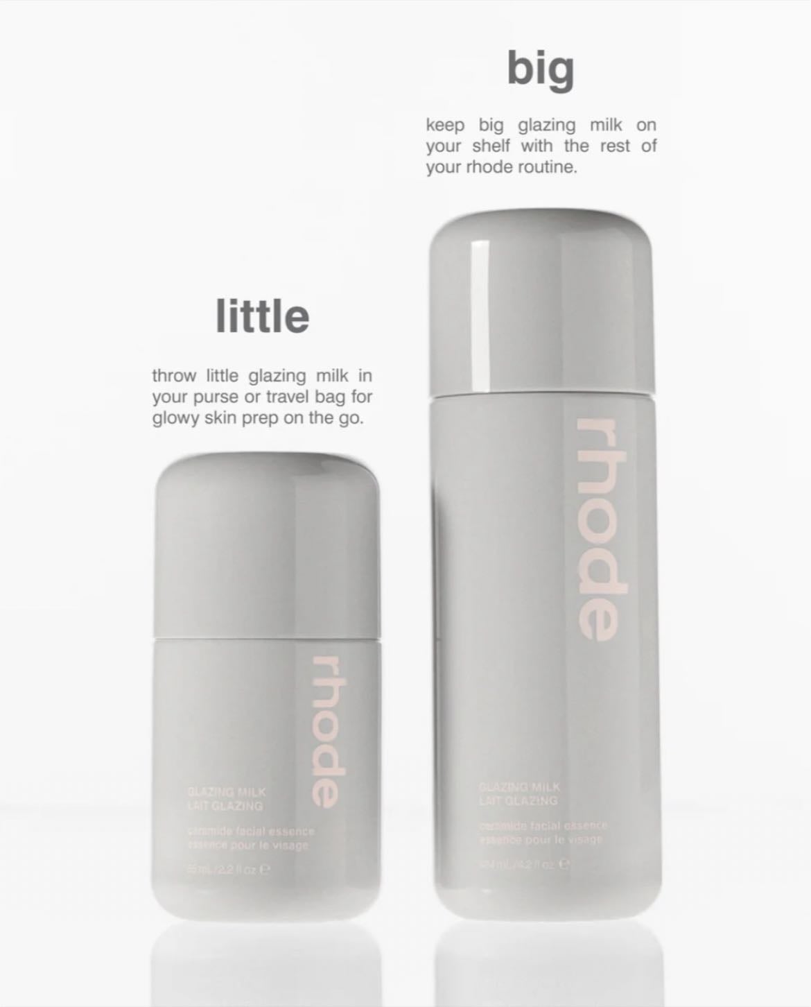 Glazing Milk Rhode - big (4.2 oz) $32
little (2.2 oz) $20