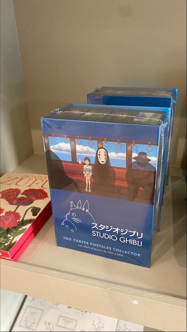 100 cartas postales Gibli