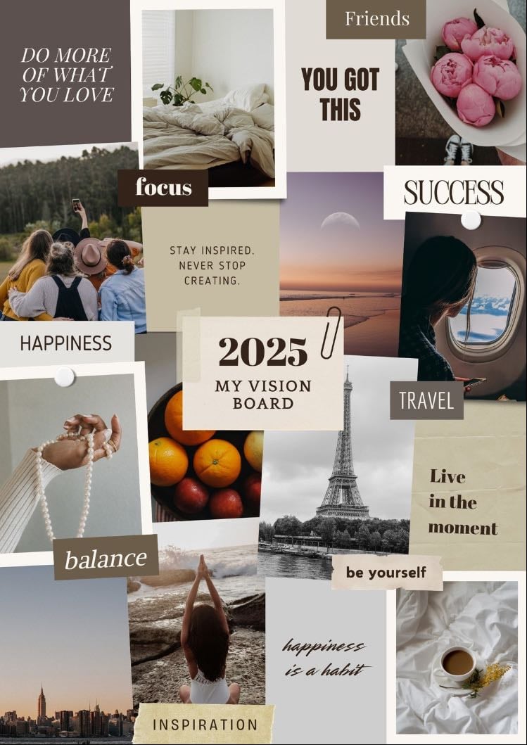 Hacer visionboards juntas