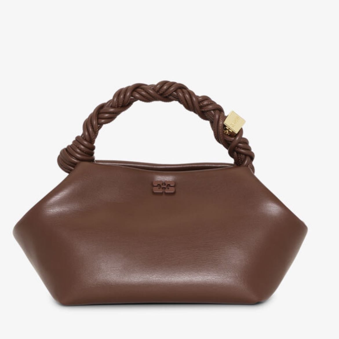 ganni bou bag - brown