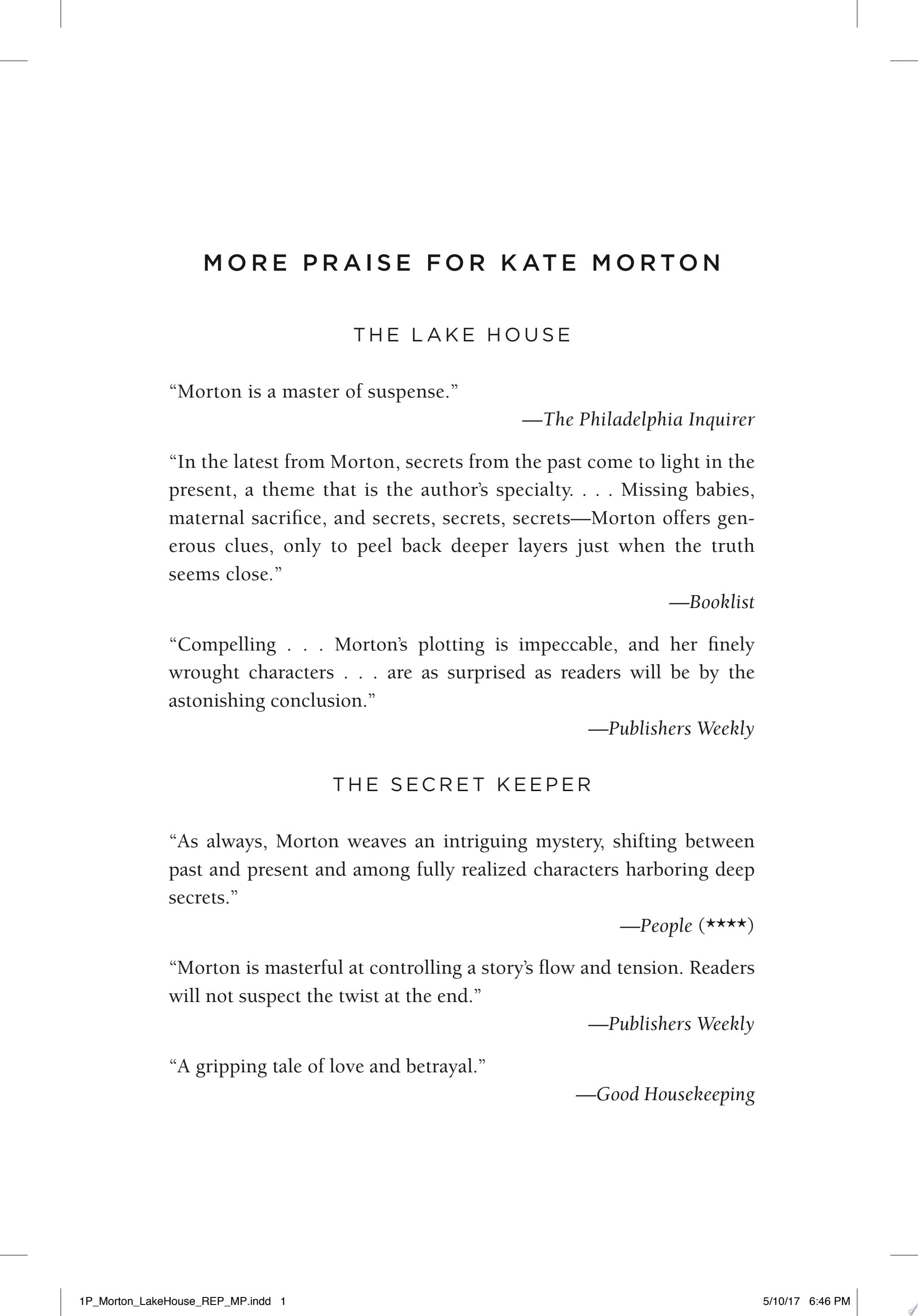 The Lake House - Kate Morton · 2015