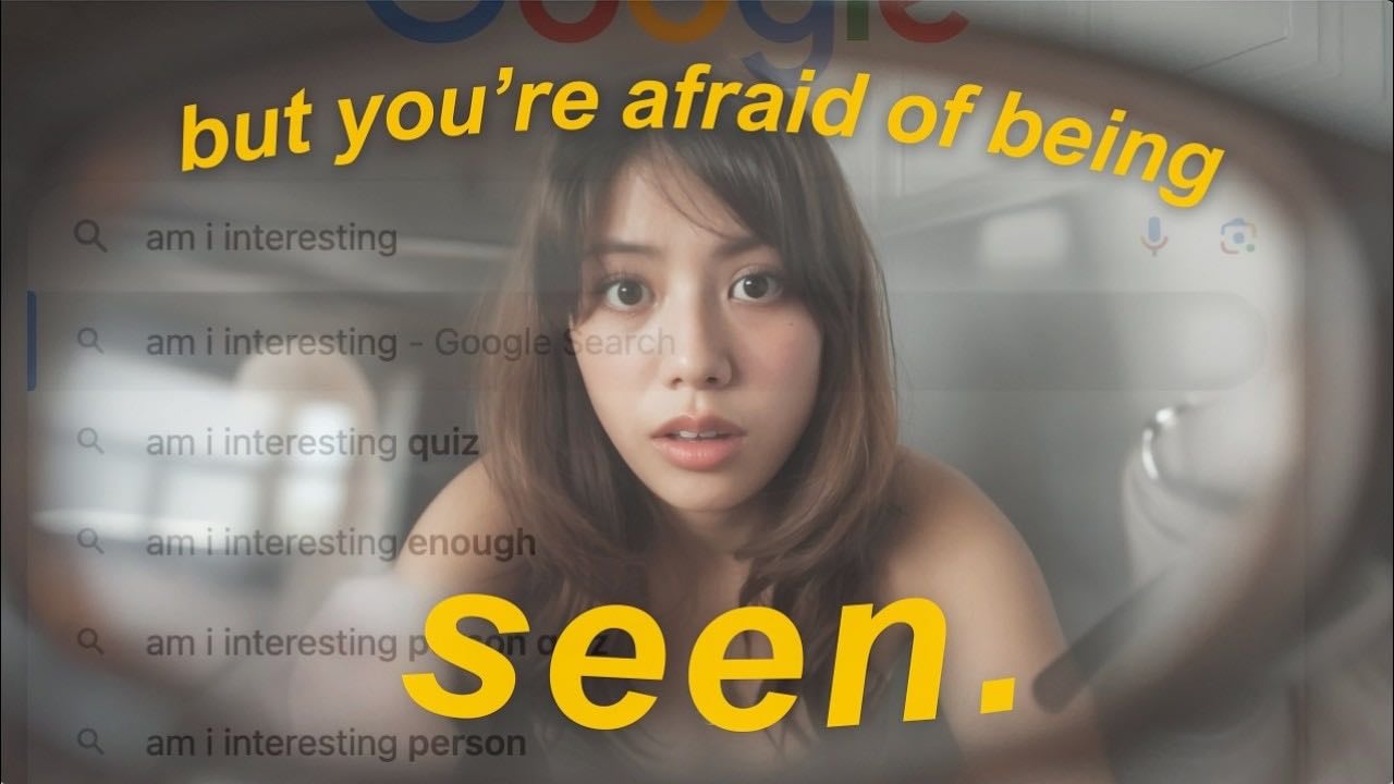 you’re way more interesting than you think - YouTube