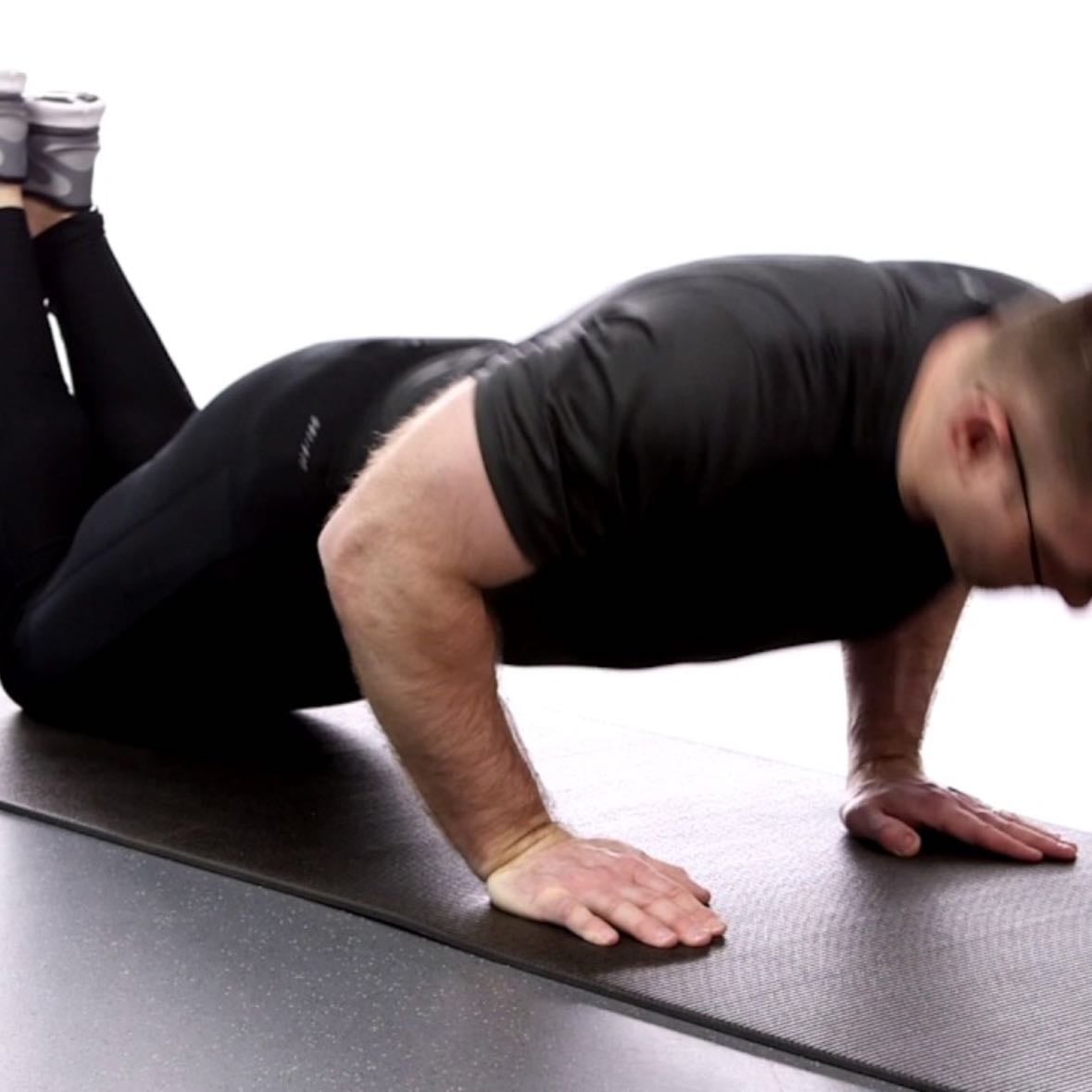 assisted push ups - 4x10