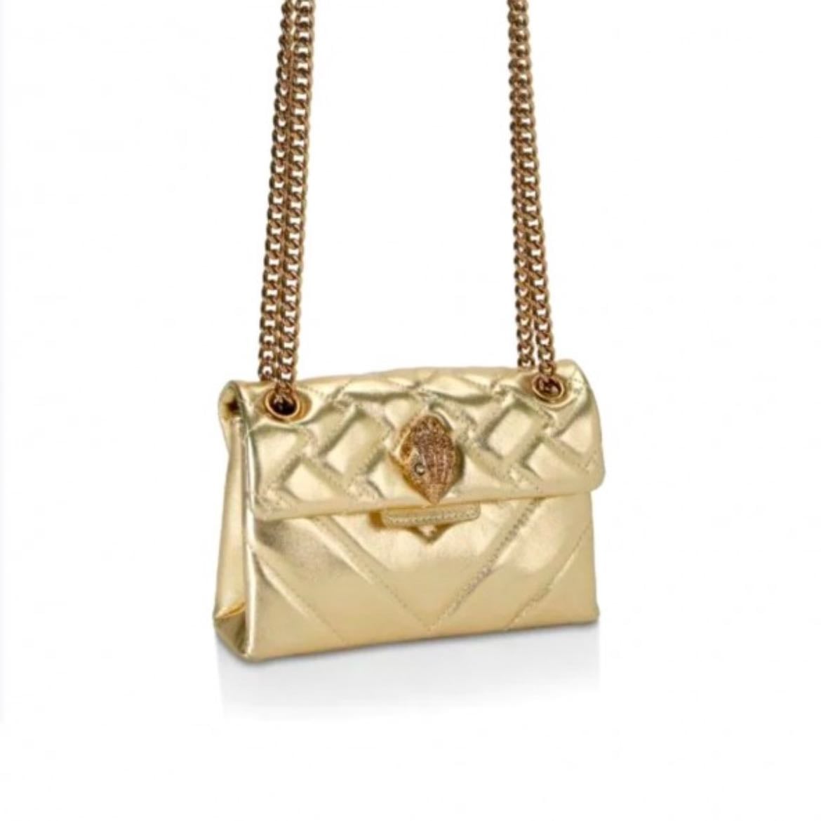 kurt geiger bolso dorado