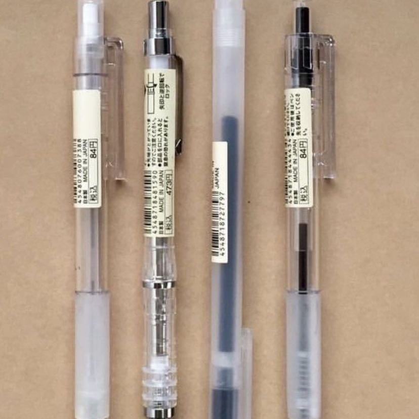 Black and blue pens