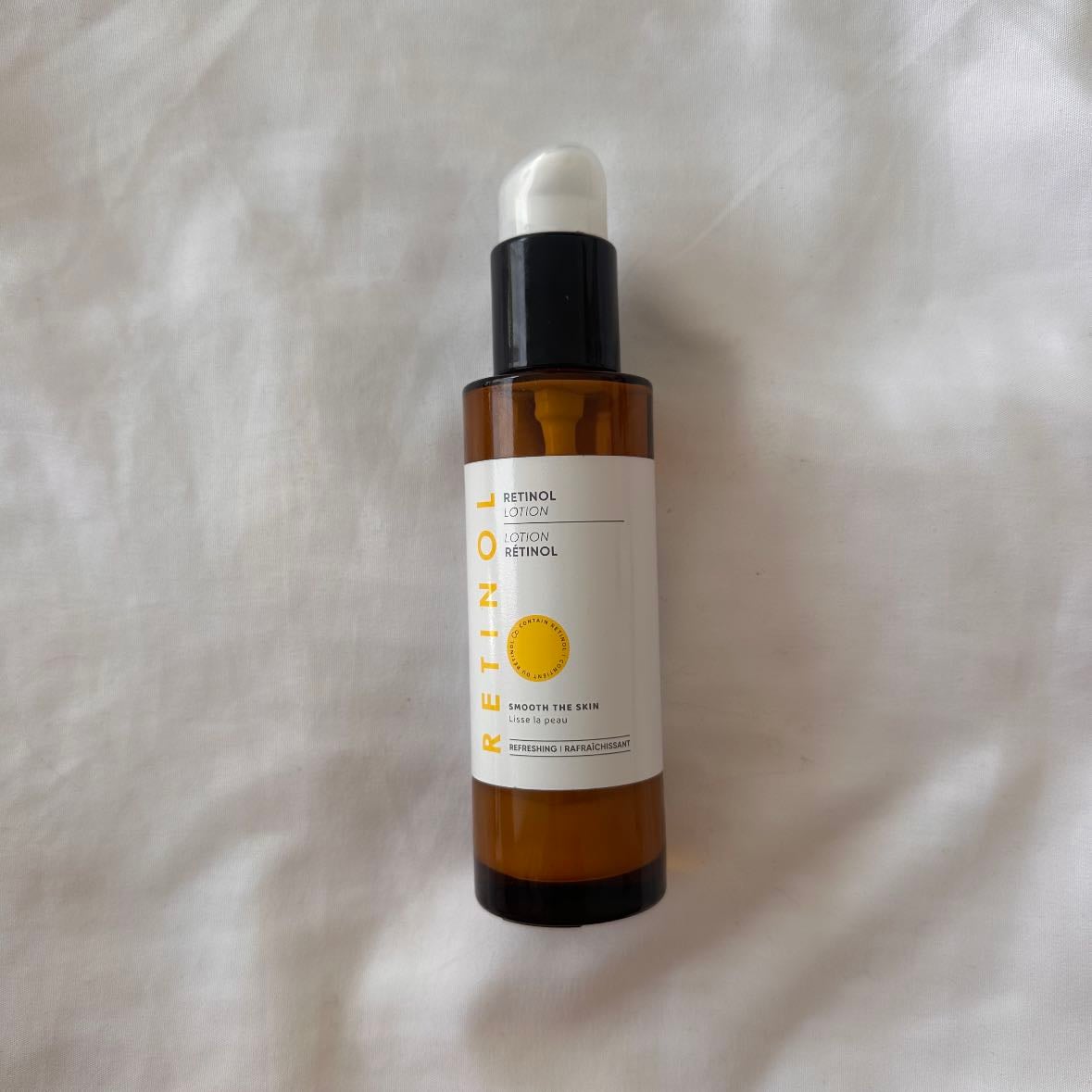 MINISO Retinol Lotion - Ayuda a los poros, solo aplica de noche y no lo combines con otros ácidos