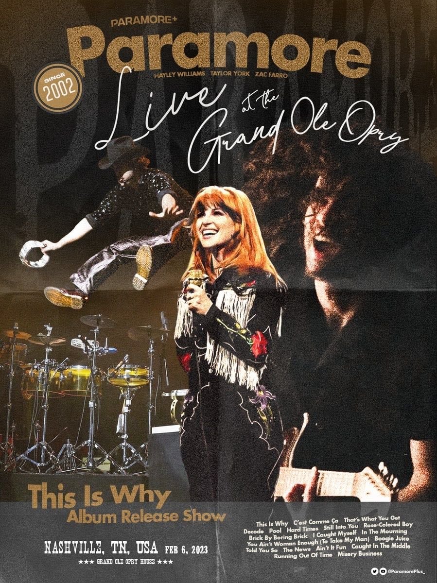 Paramore: Live at the Grand Ole Opry - 2023