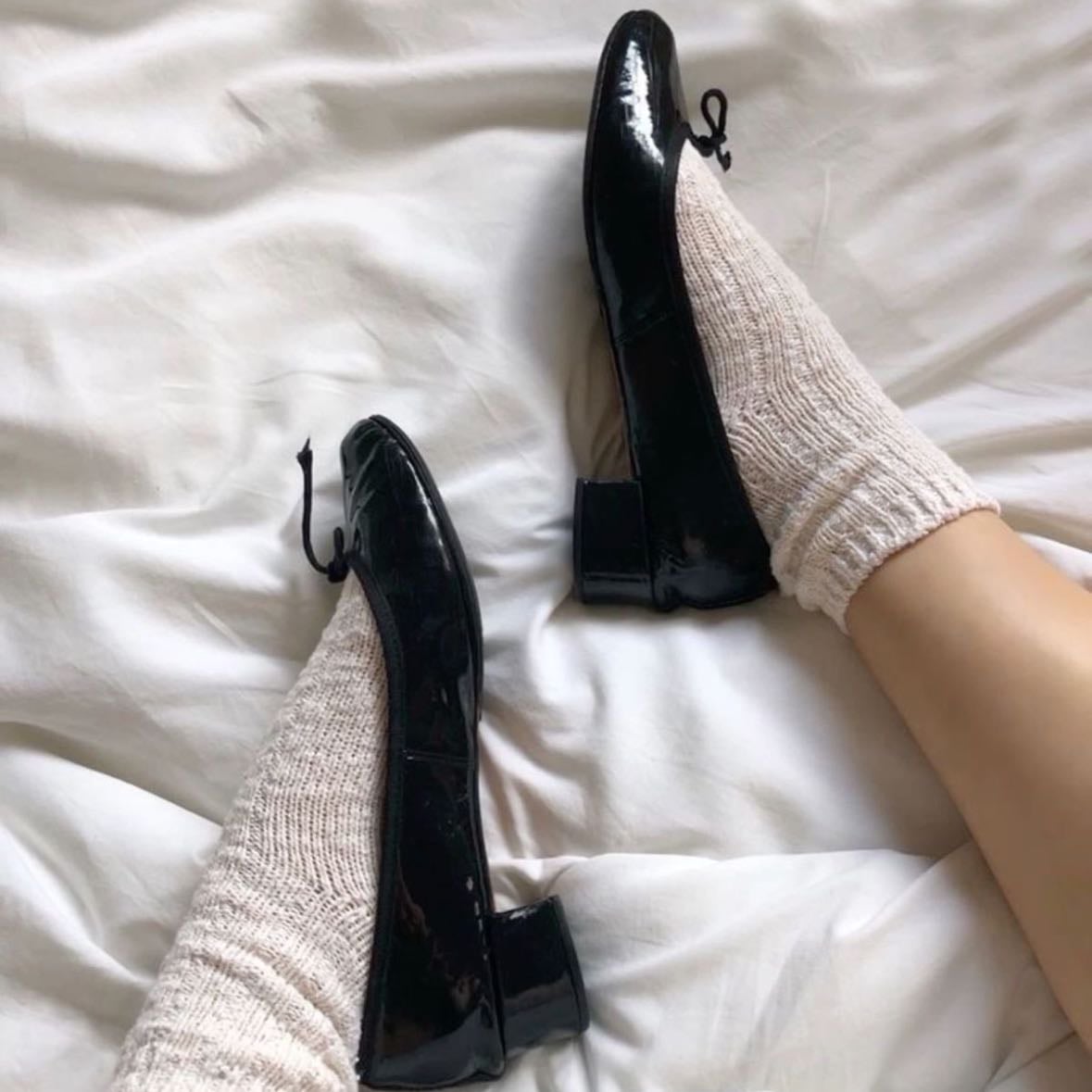 heels with socks