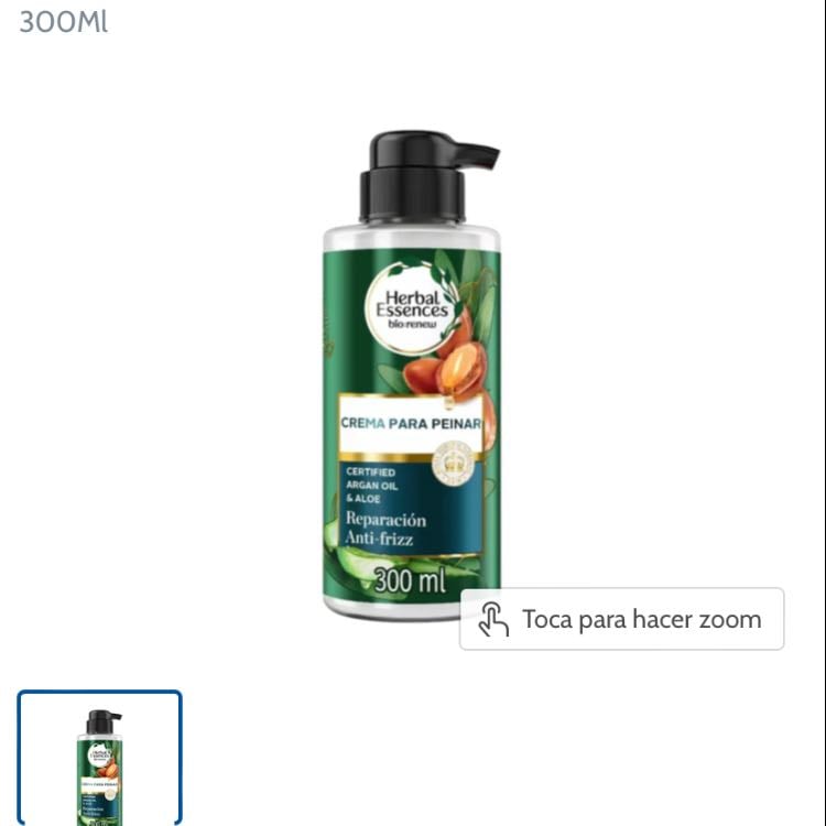 Crema para peinar Herbal essence - 111,30bs