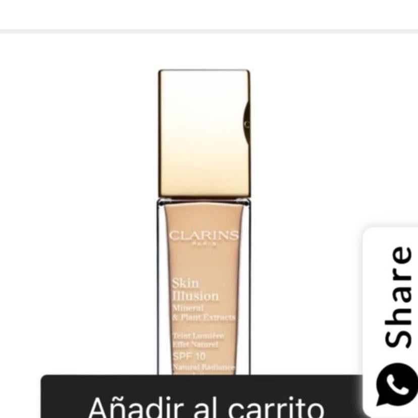 Clarins skin illusion foundation spf 10 - 44.88$ en first