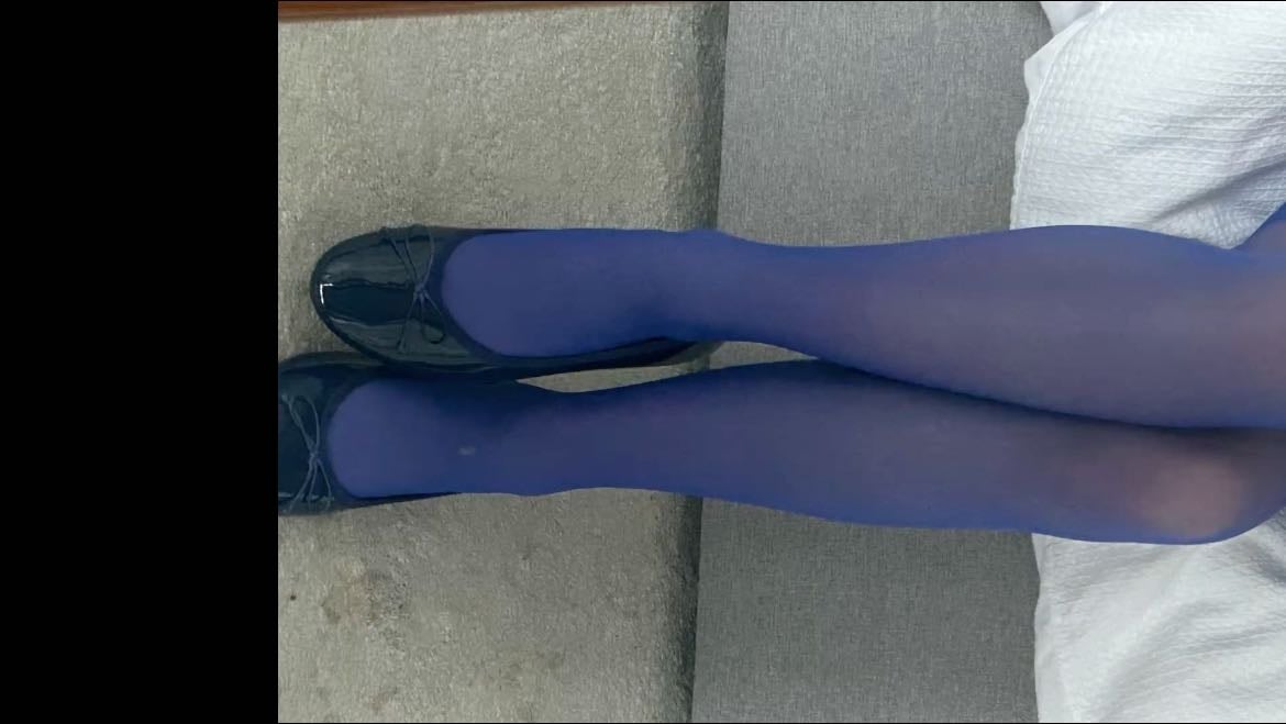 meia calça violeta