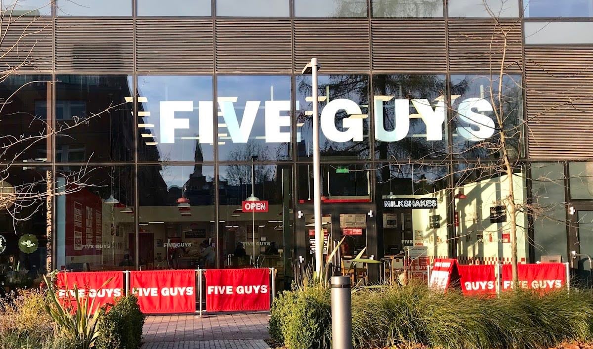 Five Guys Manchester University Green