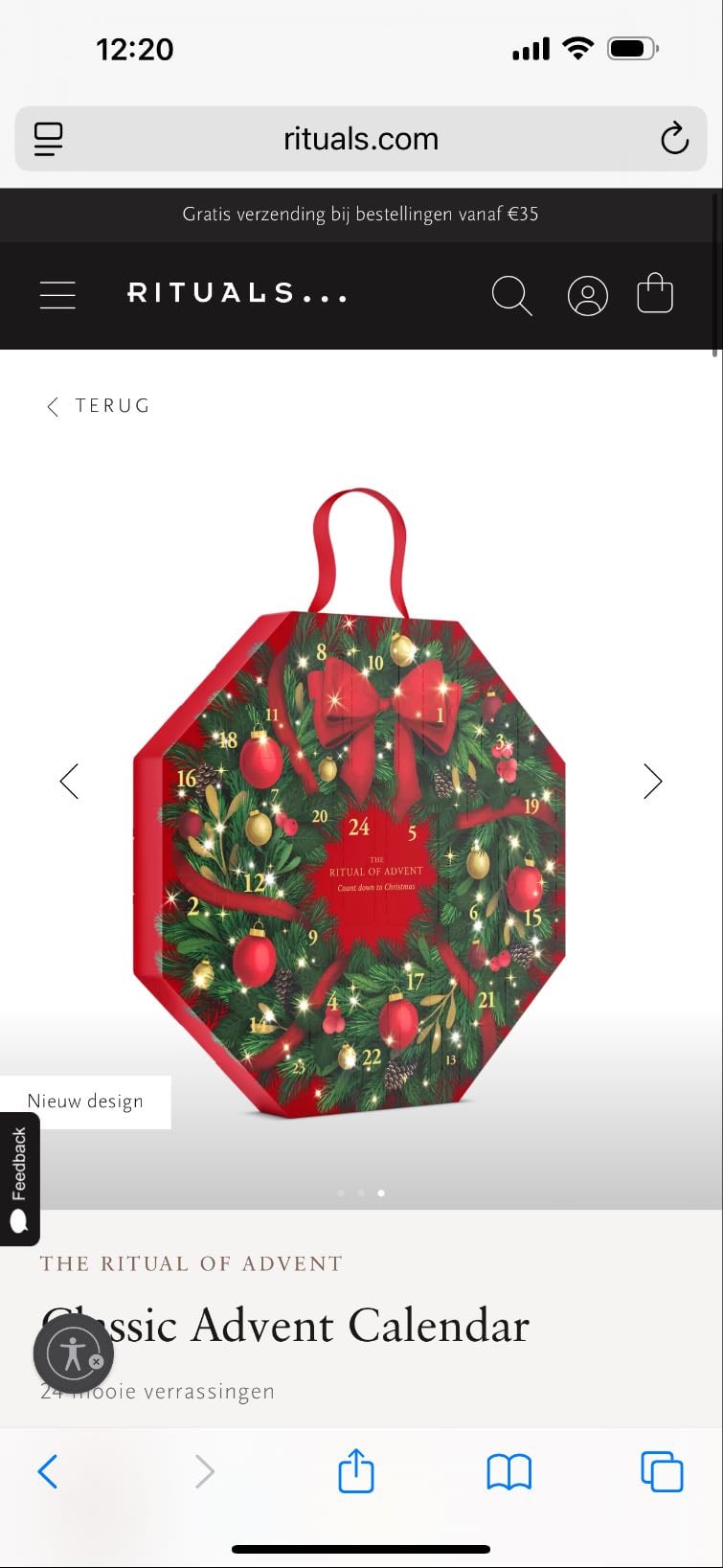 Rituals advent calendar